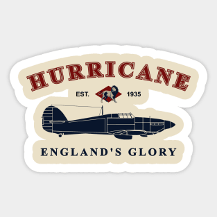 Hurricane England's Glory Sticker